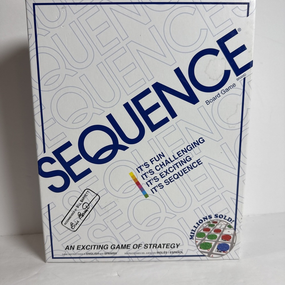 SEQUENCE- Original SEQUENCE Game with Folding Board, Cards and Chips‎ by Jax